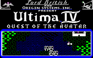 Ultima IV - Quest of The Avatar Title Screen